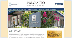 Desktop Screenshot of paloaltodentalgroup.com